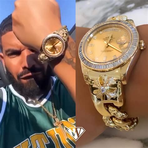 drake chrome hearts rolex.